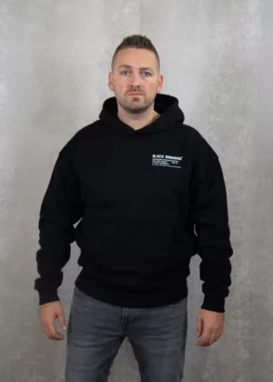 Black Bananas deconstruction hoodie black
