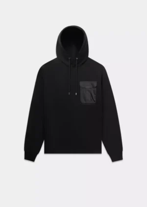 Balr q-cargo regular fit hoodie jet black 102