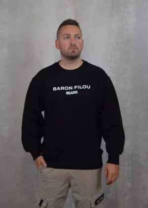 Baron Filou cxvii oversized sweater poster black