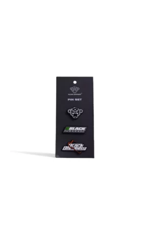 Black Bananas pin set black
