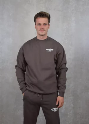 Croyez fraternite ultime sweater brown