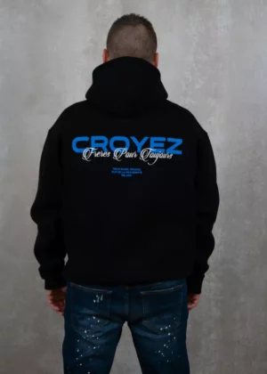 Croyez freres hoodie black/cobalt