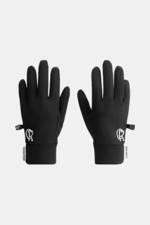 Croyez initial gloves black