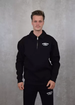 Croyez ultime half zip sweater black