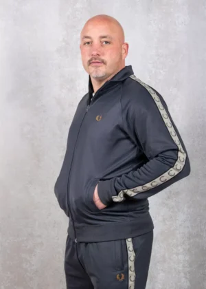 Fred Perry j5557 v62 anchor grey/blk