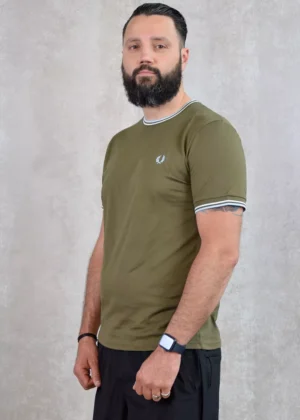 Fred Perry m1588 v25 ungre/snwh/lgice