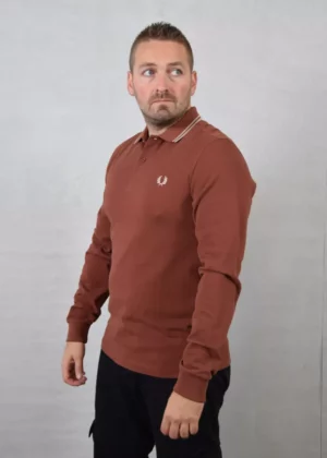 Fred Perry m3636 w52 whisky brown/porrdige marl