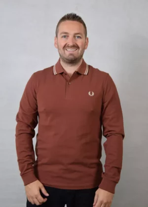 Fred Perry m3636 w52 whisky brown/porrdige marl