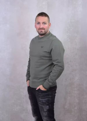Fred Perry m7535 w49 laurel wreath green/night green
