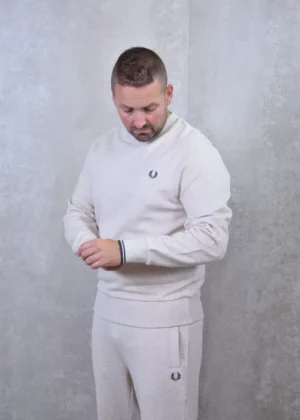 Fred Perry m7535 w50 porridge marl/anchor grey
