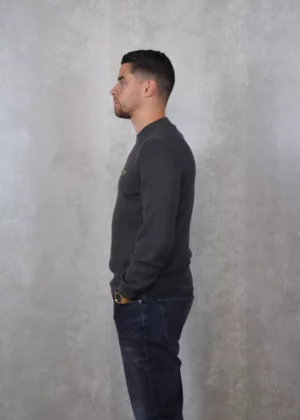 Lyle & Scott kn1907v w635 gunmetal