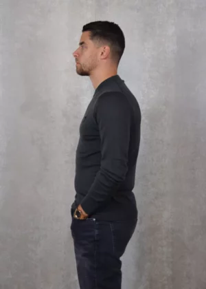 Lyle & Scott kn2121vc w635 gunmetal