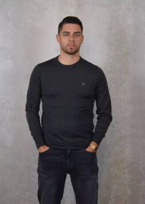 Lyle & Scott kn2121vc w635 gunmetal