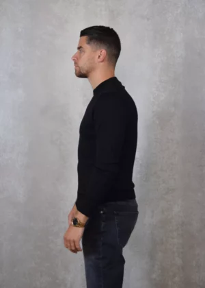 Lyle & Scott kn2121vc z865 jet black