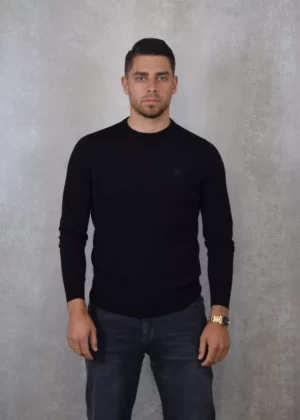Lyle & Scott kn2121vc z865 jet black