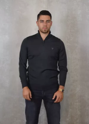 Lyle & Scott kn2122vc w635 gunmetal