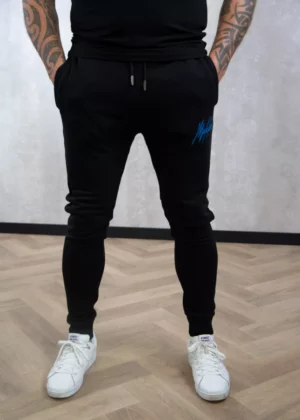 Malelions basic sweatpants 778 black/cobalt