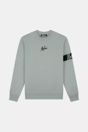 Malelions captain sweater 2.0 962 aqua grey