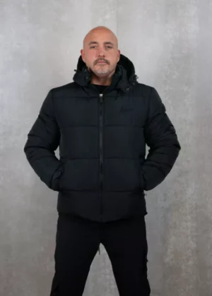 Malelions donn puffer jacket 900 black