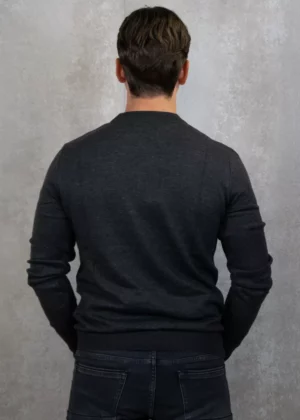 Malelions knitted crewneck 201 antra