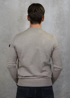 Malelions knitted crewneck 336 taupe