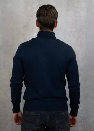 Malelions knitted turtleneck 303 navy