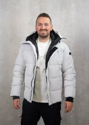 Malelions porter parka 022 cream