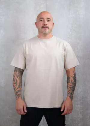 Malelions relaxed logo t-shirt 336 taupe