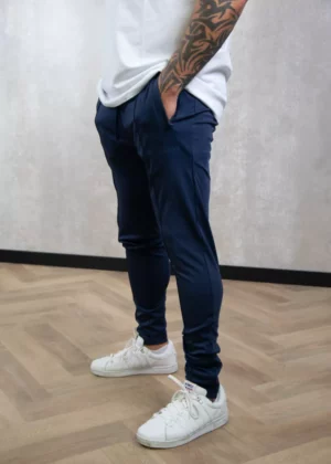Malelions slim logo trackpants 303 navy