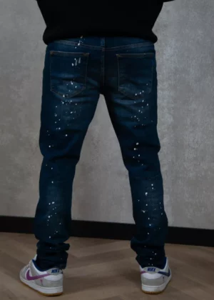 Malelions slim regular destroyed jeans 300 blue