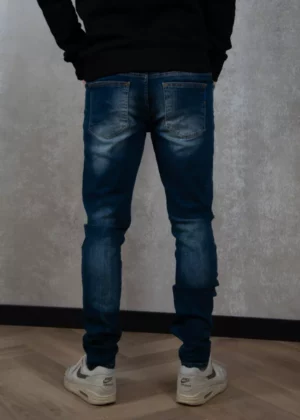 Malelions slim regular destroyed jeans 317 dark blue