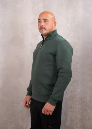 Malelions turtle half zip sweater dark green