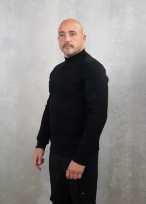 Malelions turtle patch sweater 900 black
