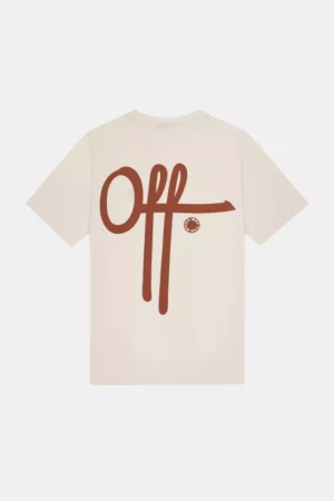 OFF THE PITCH fullstop slim fit tee 102 egret