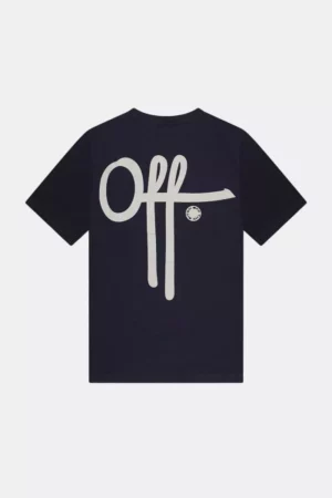 OFF THE PITCH fullstop slim fit tee 675 navy