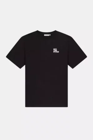 OFF THE PITCH globe regular tee 998 black