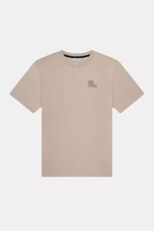 OFF THE PITCH outline regular tee 103 sand