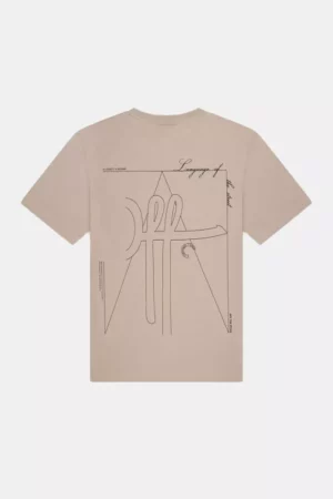 OFF THE PITCH outline regular tee 103 sand