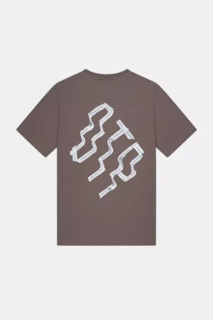 OFF THE PITCH triple slim fit tee 503 mud olive