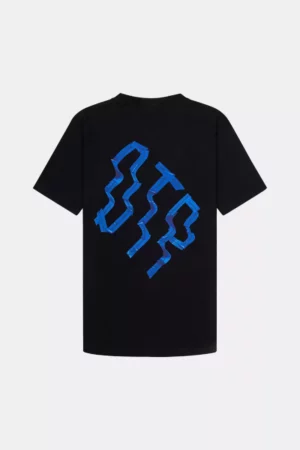 OFF THE PITCH triple slim fit tee 998 black