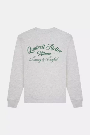 Quotrell atelier milano crewneck light grey melee/gre