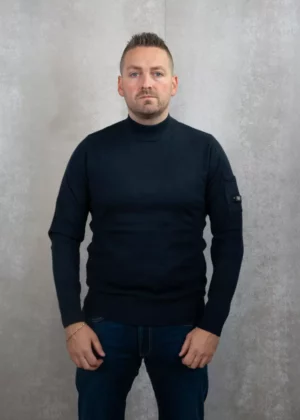 Quotrell cannes knitted sweater navy