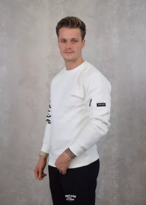 Quotrell defender crewneck off white/black