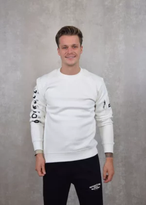 Quotrell defender crewneck off white/black