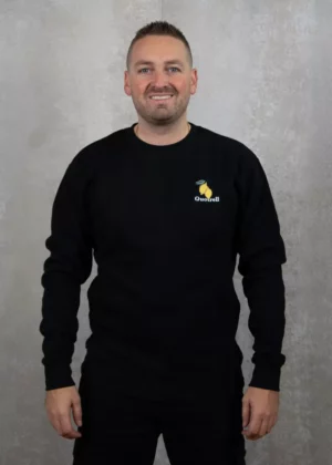 Quotrell limone crewneck black/white