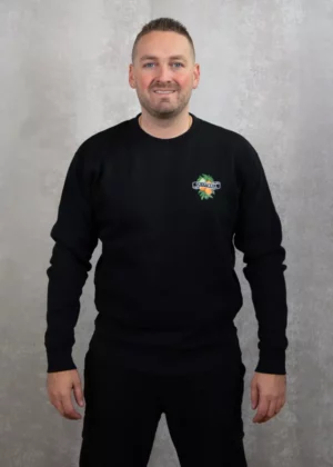 Quotrell mineola crewneck black/white