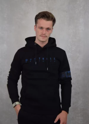 Quotrell omega hoodie black/cobalt