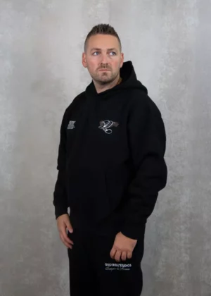 Quotrell raptor hoodie black/white