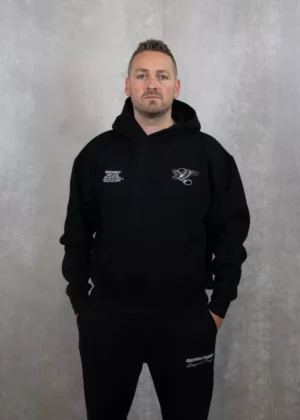 Quotrell raptor hoodie black/white