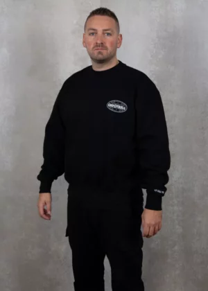 Quotrell stratix crewneck black/white